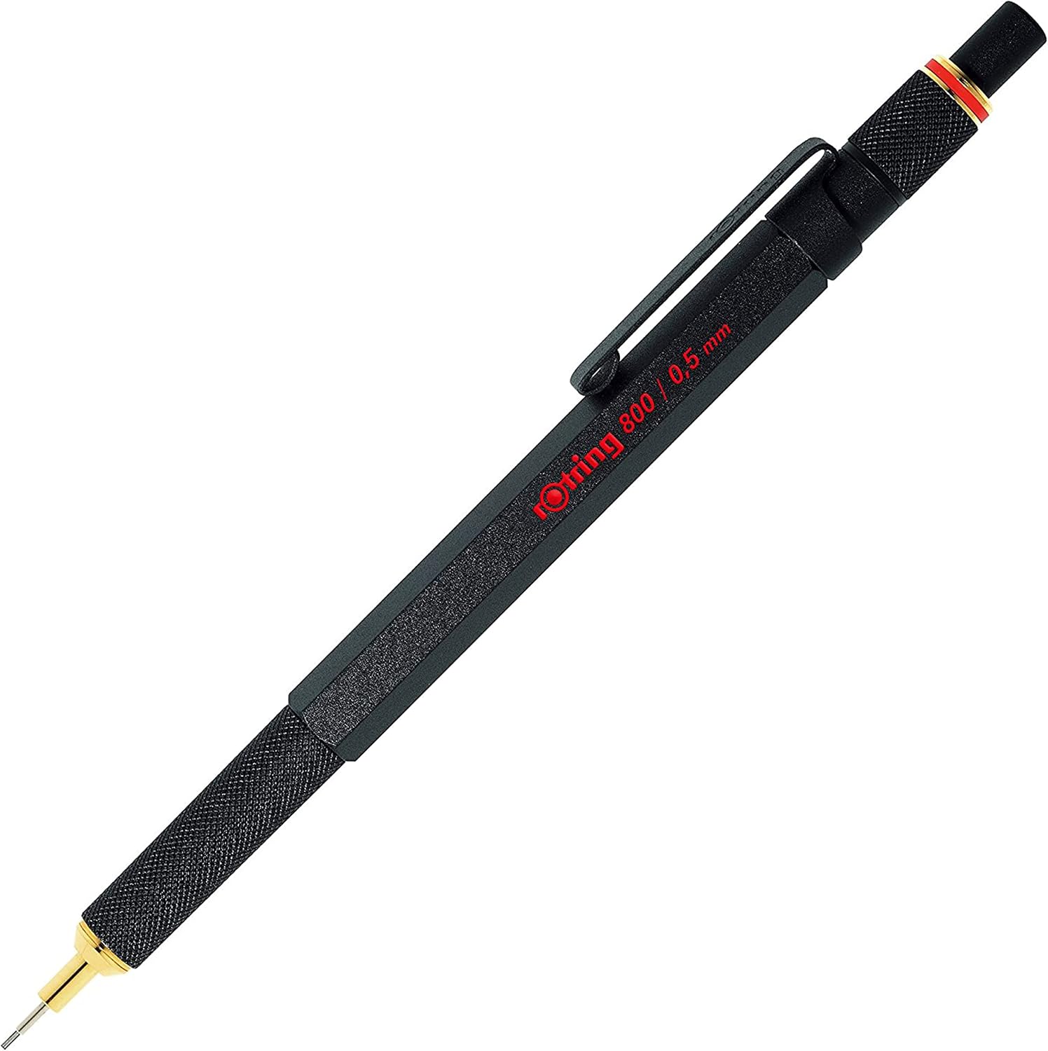 Black rOtring 800 0.5 mm mechanical pencil
